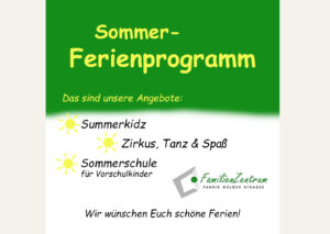 Sommerferien 2022 Programm 